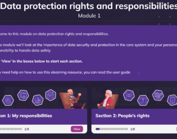 First free elearning resource on data protection for care staff launched