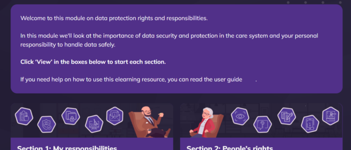 First free elearning resource on data protection for care staff launched