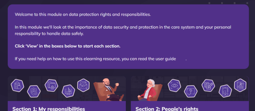 First free elearning resource on data protection for care staff launched