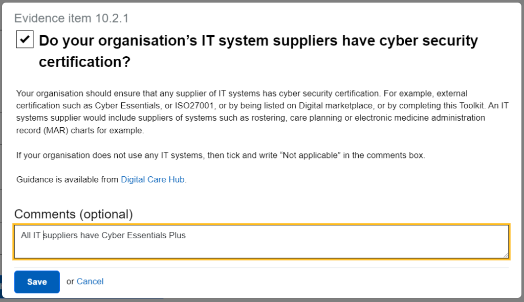 Technical issues and question formats | Digital Care Hub