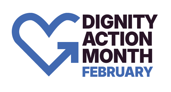 Dignity Action Month logo